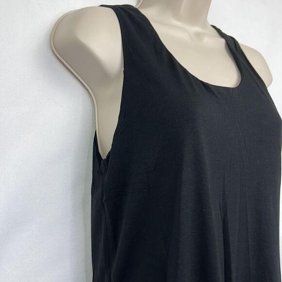 Lanston Revolve black lined tank top tunic NWT size XS - Picture 3 of 11